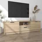 Mueble de TV roble Sonoma 140x35x40 cm madera de ingeniería