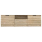 Mueble de TV roble Sonoma 140x35x40 cm madera de ingeniería