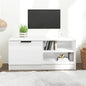 Mueble de TV 2 pzas madera contrachapada hormigón 80x35x36,5 cm