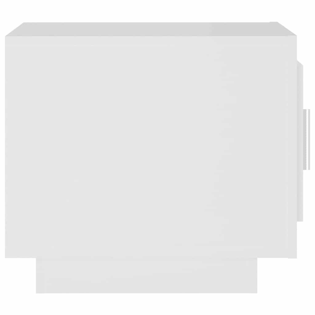 Mesa de centro madera contrachapada blanco 51x50x45 cm