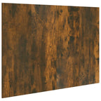 Cabecero cama madera contrachapada roble ahumado 120x1,5x80 cm