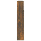 Armario cabecero roble ahumado 220x19x103,5 cm