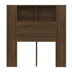Armario cabecero marrón roble 100x18,5x102,5 cm