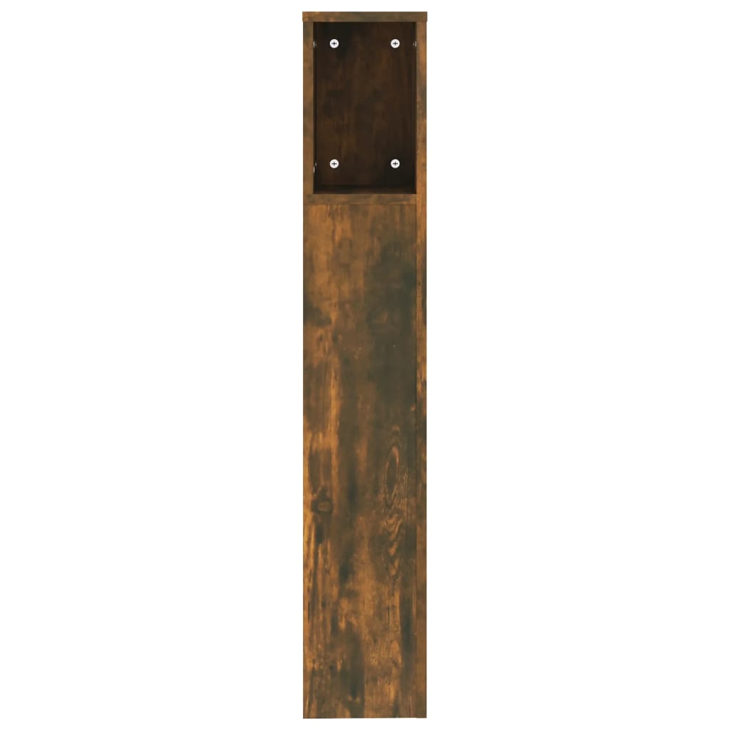 Armario cabecero roble ahumado 200x18,5x104,5 cm