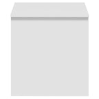 Mesa de centro madera contrachapada blanco 102x50,5x52,5x cm