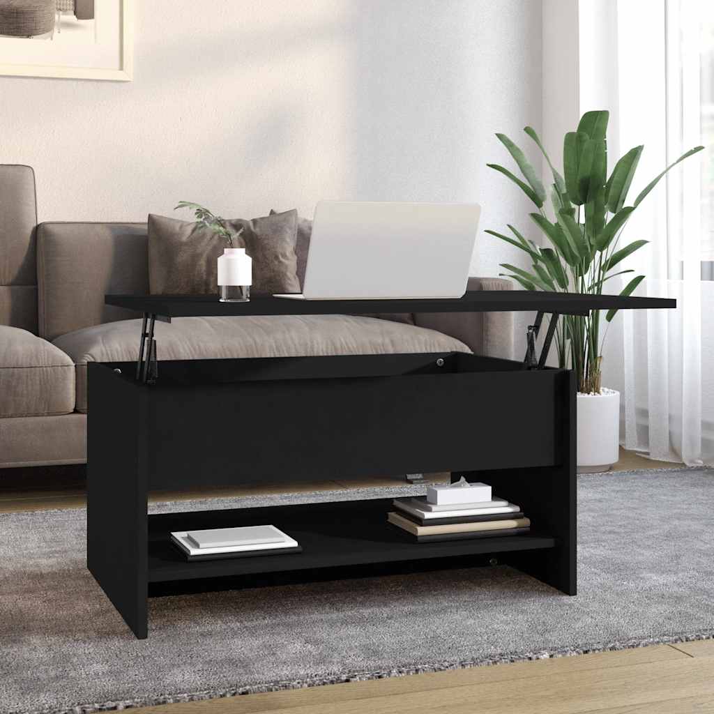 Mesa de centro 2 uds madera ingeniería blanco brillo 50x50x40cm