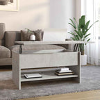 Mesa de centro 2 uds madera ingeniería blanco brillo 50x50x40cm