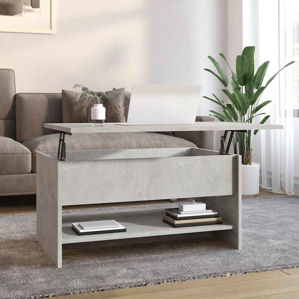 Mesa de centro 2 uds madera ingeniería blanco brillo 50x50x40cm