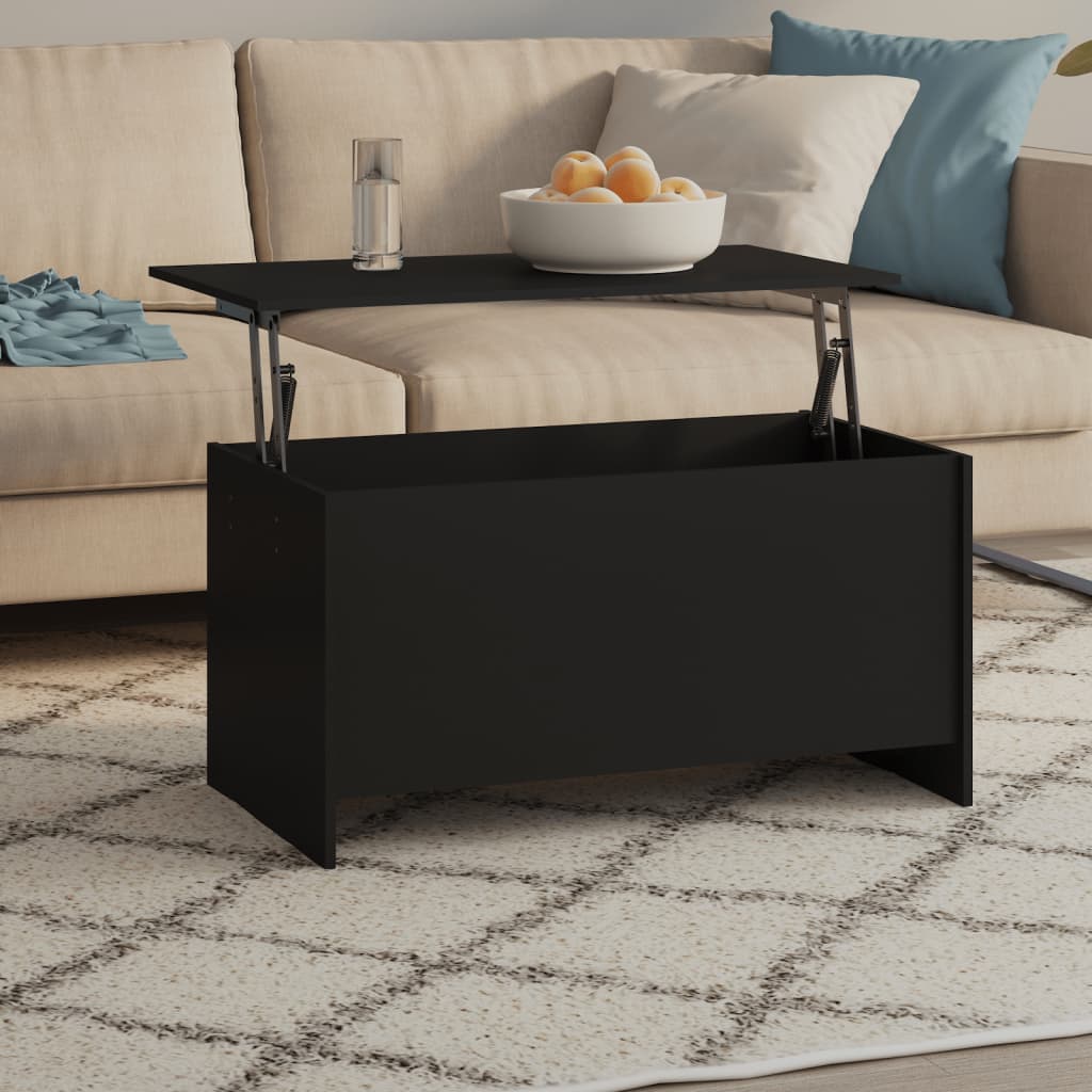 Mesa de centro madera contrachapada blanco 102x50,5x52,5x cm