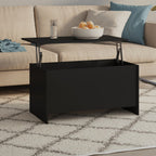 Mesa de centro madera contrachapada blanco 102x50,5x52,5x cm
