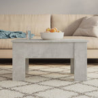 Mesa de centro madera contrachapada blanco 102x50,5x52,5x cm