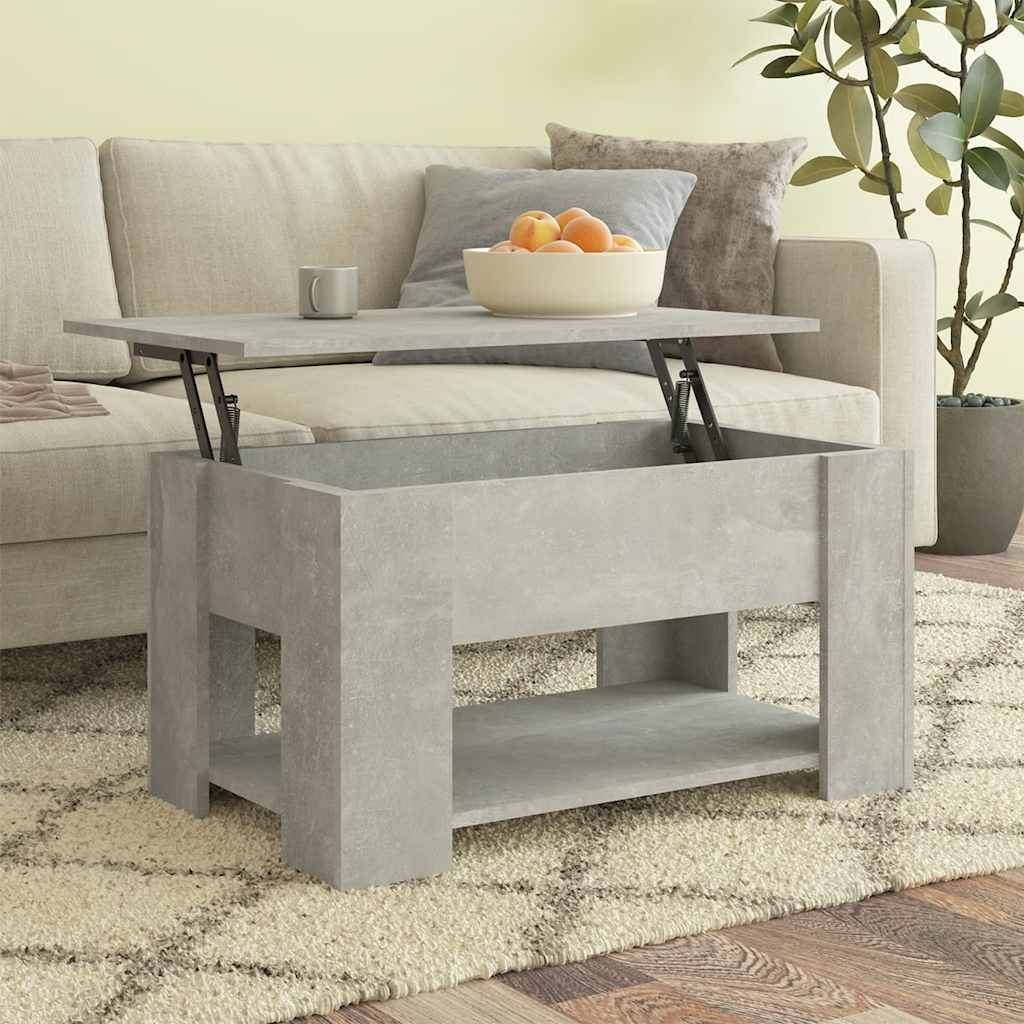 Mesa de centro madera contrachapada blanco 102x50,5x52,5x cm