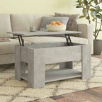 Mesa de centro madera contrachapada blanco 102x50,5x52,5x cm