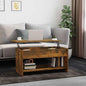 Mesa de centro madera de ingeniería blanco 102x50x52,5 cm