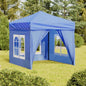 Carpa de fiesta plegable con paredes laterales antracita 3x3 m