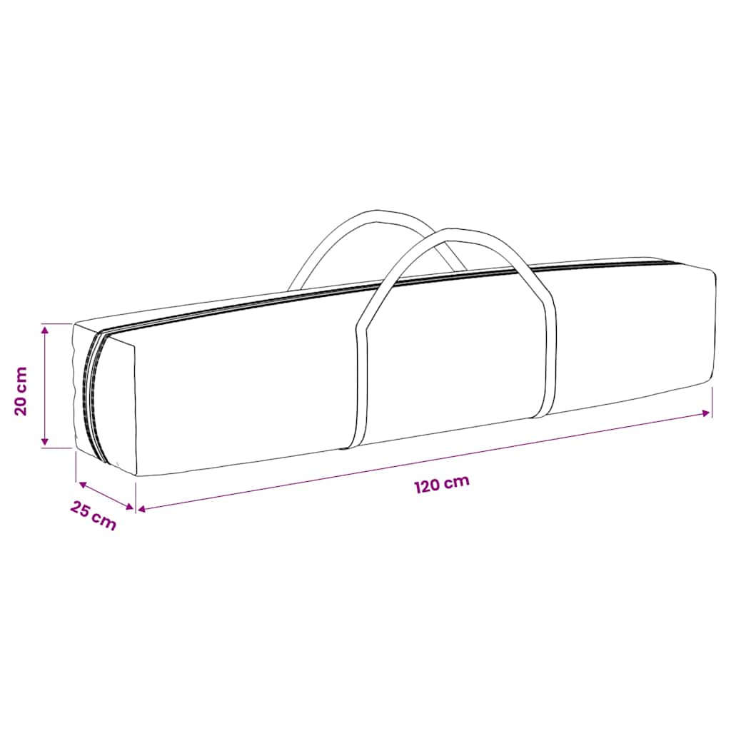Carpa de fiesta plegable con paredes laterales antracita 2x2 m