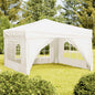 Carpa de fiesta plegable con paredes laterales antracita 3x3 m