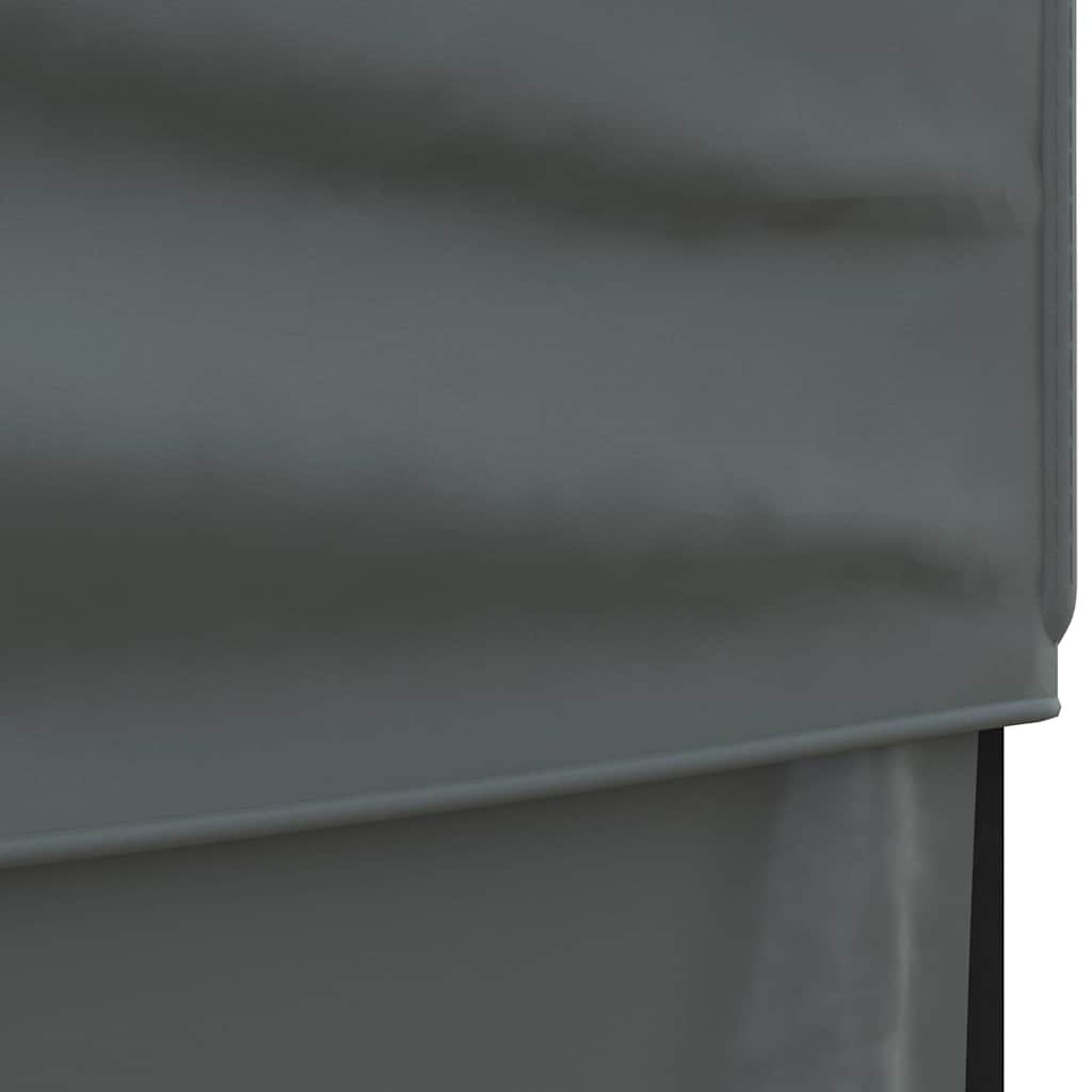 Carpa de fiesta plegable con paredes laterales antracita 3x3 m