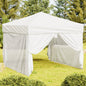 Carpa de fiesta plegable con paredes laterales antracita 3x3 m