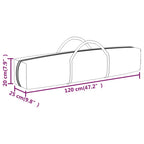 Carpa para fiestas plegable azul 3x6 m