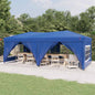 Carpa de fiesta plegable con paredes laterales antracita 3x3 m