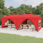 Carpa de fiesta plegable con paredes laterales antracita 2x2 m
