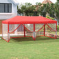 Carpa de fiesta plegable con paredes laterales antracita 3x3 m