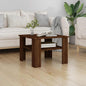 Mesa de centro de madera contrachapada gris Sonoma 60x60x42 cm