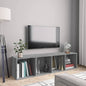 Estantería/mueble de TV madera gris Sonoma 143x30x36 cm