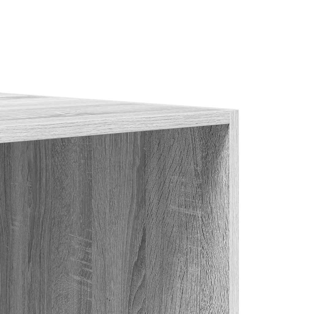 Armario de madera contrachapada gris Sonoma 100x50x200 cm