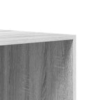 Armario de madera contrachapada gris Sonoma 100x50x200 cm