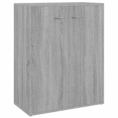 Aparador cinzento Sonoma em madeira contraplacada 60x30x75 cm