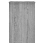 Escritorio de madera contrachapada gris Sonoma 100x50x76 cm