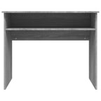 Escritorio de madera contrachapada gris Sonoma 90x50x74 cm