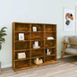 Estante de CD madera contrachapada gris Sonoma 102x23x177,5 cm