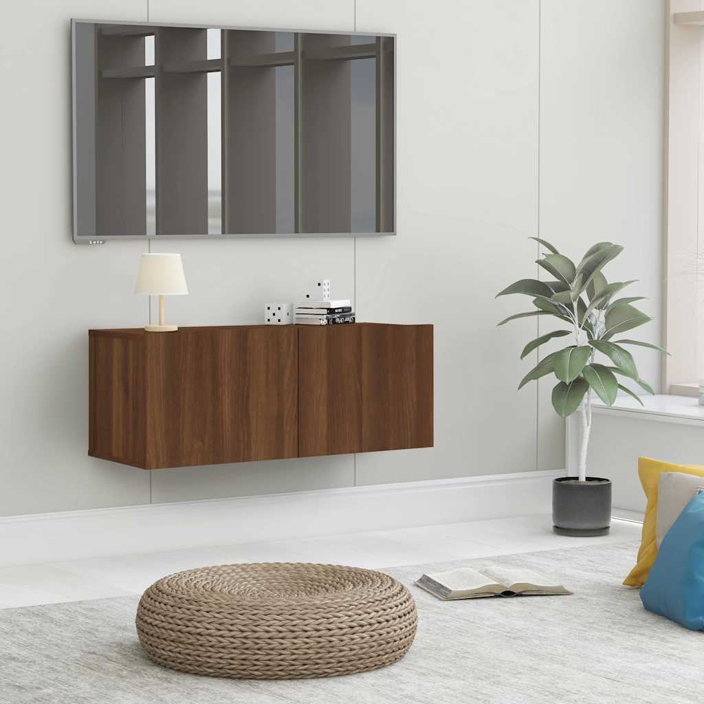 Mueble para TV madera de ingeniería blanco 150x30x50 cm