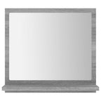 Espejo de baño madera contrachapada gris Sonoma 40x10,5x37 cm
