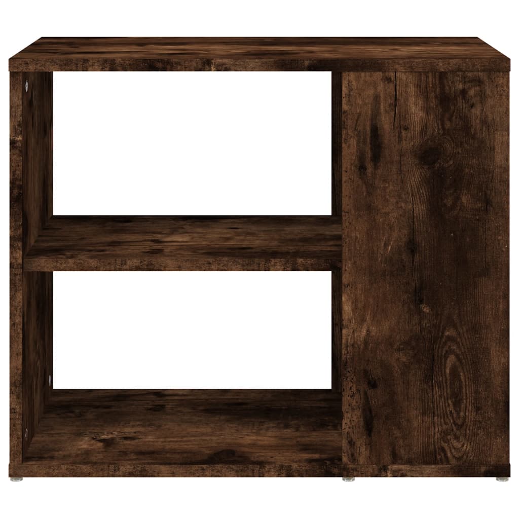 Armario auxiliar madera contrachapada roble ahumado 60x30x50 cm