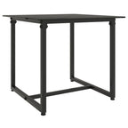 Set sofás de exterior 3 pzas con cojines ratán sintético negro