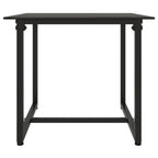 Set sofás de exterior 3 pzas con cojines ratán sintético negro