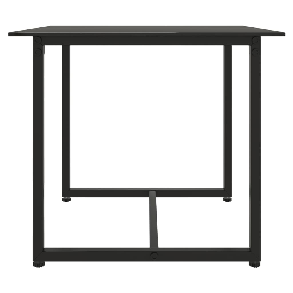 Set sofás de exterior 3 pzas con cojines ratán sintético negro