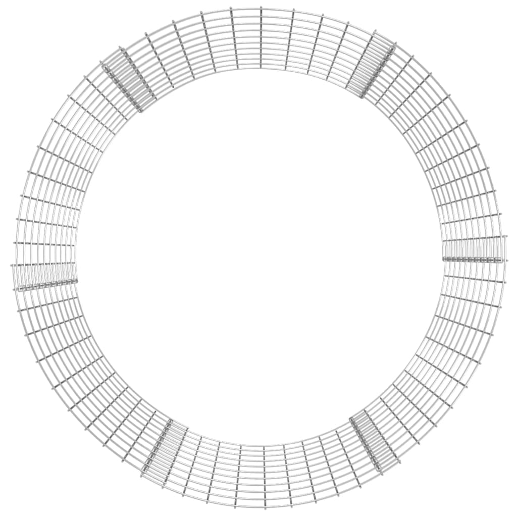Poste circular de gaviones acero galvanizado Ø100x100 cm