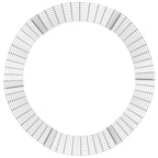 Poste circular de gaviones acero galvanizado Ø100x100 cm