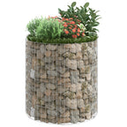 Poste circular de gaviones acero galvanizado Ø100x100 cm