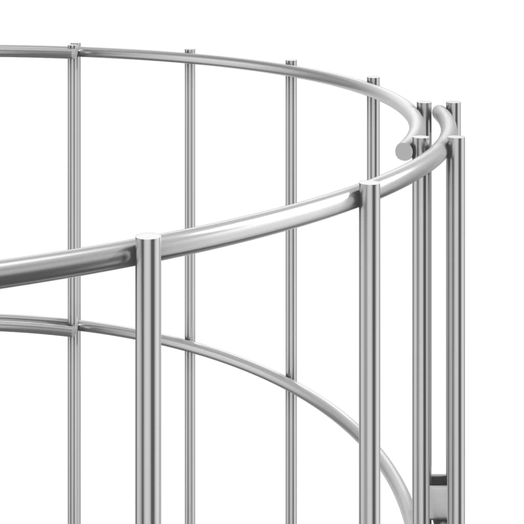 Arriate gaviones circular 3 uds acero galvanizado Ø30x100 cm