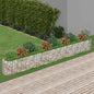 Floreira em gabião de ferro galvanizado 120x50x100 cm
