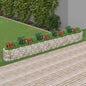 Floreira em gabião de ferro galvanizado 120x50x100 cm