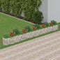 Floreira em gabião de ferro galvanizado 120x50x100 cm