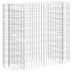 Arriate de gaviones de hierro galvanizado 120x50x100 cm