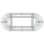 Arriate de gaviones de hierro galvanizado 120x50x100 cm